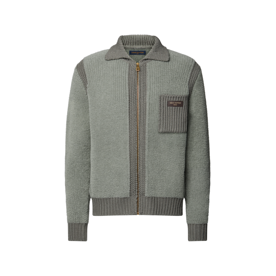 Zippered Textured Overshirt - Men - Ready-to-Wear | LOUIS VUITTON ®